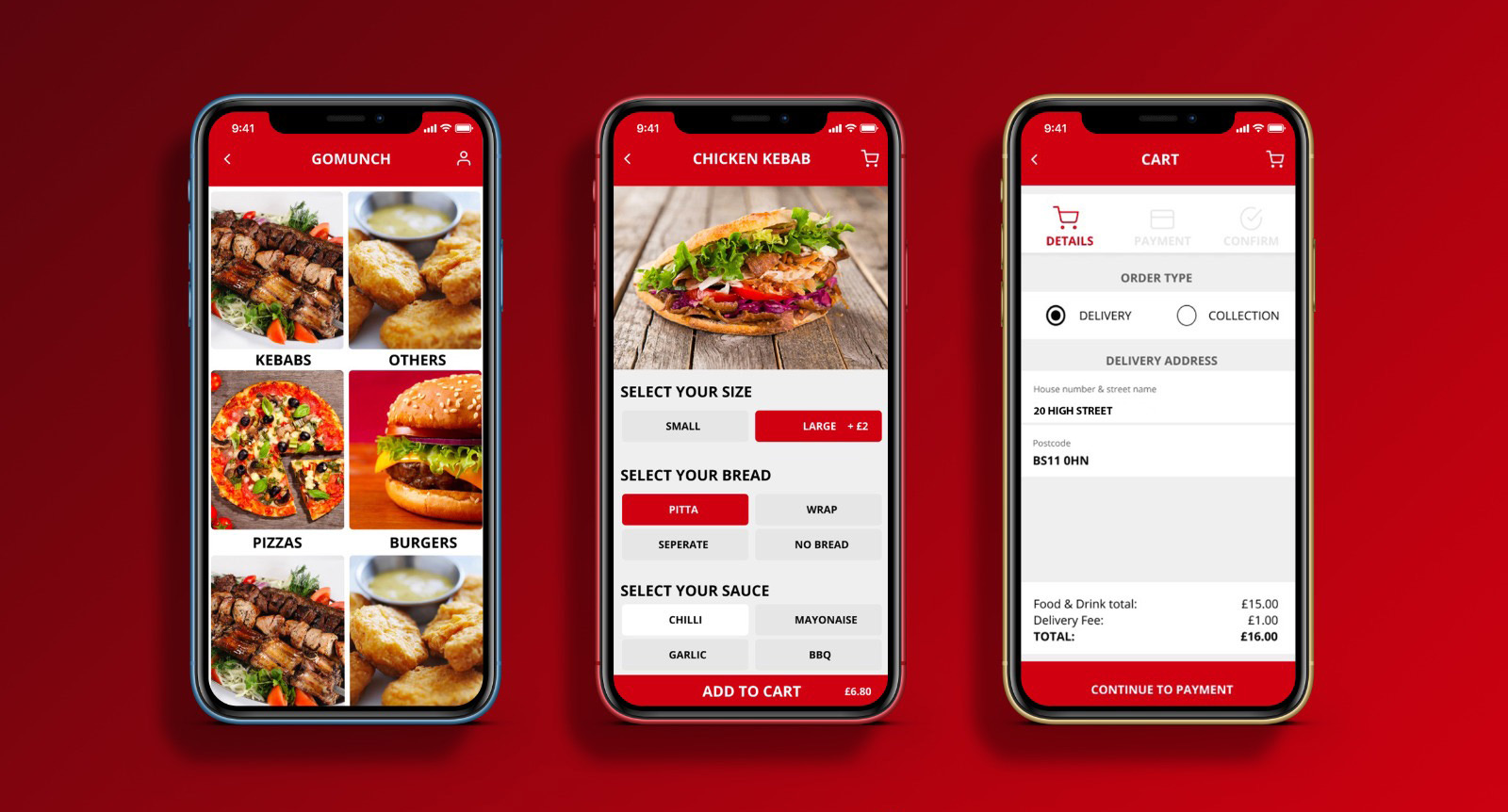 Your store's ordering app on customers' phones